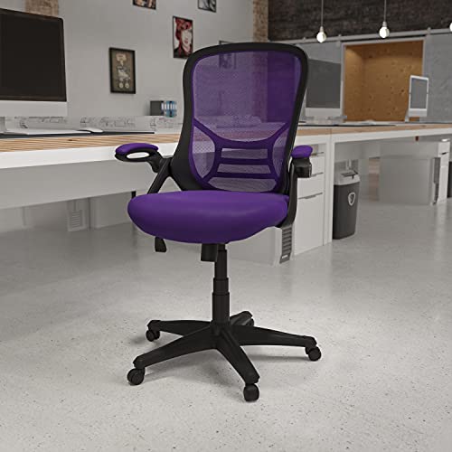 Flash Furniture Purple / Set of 1 / Contemporary Home Office Desk Chairs