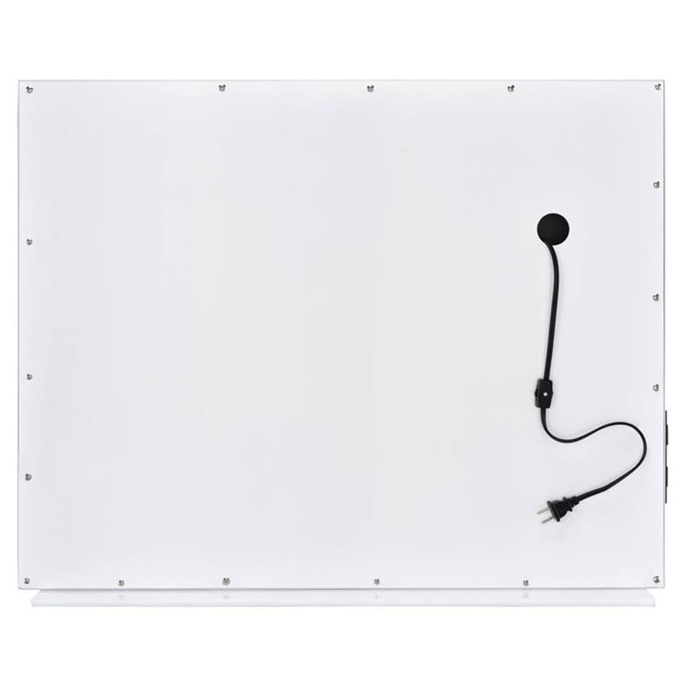 Avery Rectangle Accent Mirror in White by Acme – 26"L x 32"W, Metal, White, Model AC00759