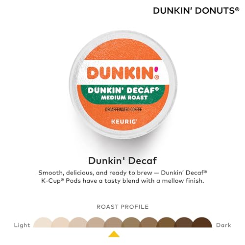 Dunkin' Decaf Medium Roast / 1 Ounce (Pack of 22) / coffee Single-Serve Capsules & Pods