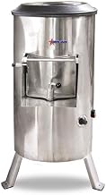 Heavy-duty Elite Potato Peeler with 55 lbs. capacity Omcan 20367, Stainless Steel, PE-BR-0025