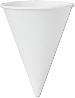 DART SCC42BR - Bare Treated Paper Cone Water Cups