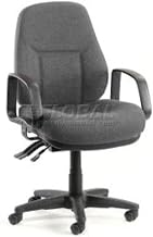 Global Industrial Low Back Executive Chair, Gray
