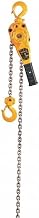 LB Series Steel Lever Hoist by Harrington – 14"L x 7"W x 7"H, Steel, Yellow, Model LB020-20