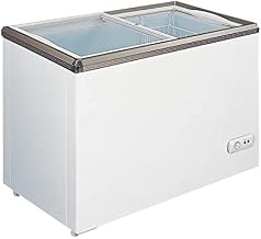 OMCAN 45291 29-INCH ICE CREAM DISPLAY CHEST FREEZER WITH FLAT GLASS TOP