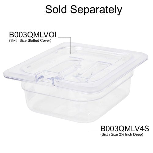 Thunder Group 2-1/2-Inch deep / Clear / 6.0 inches Storage & Transport