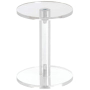 Acrylic Pedestal Display 4" Tall by Retail Resource – Acrylic, clear, Model 1870