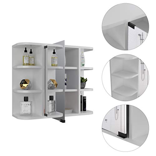 DEPOT E-SHOP White / Modern / 1 Medicine Cabinets