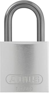 ABUS 09170 72/40 Aluminum Safety Padlock Keyed Alike, 1 Inch Shackle, 12 Count, Silver, Piece