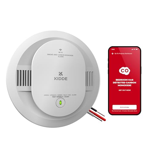 Kidde Smart Smoke & Carbon Monoxide Detector / 5 Inches / White Combination Smoke & Carbon Monoxide Detectors
