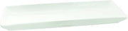 10 Strawberry Street Whittier 13.5" x 5.5" Rectangular Coupe Platter, Set of 4, White