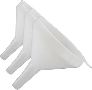 Winco 8oz Funnel, Plastic, 4-1/4" (Pack of 3)