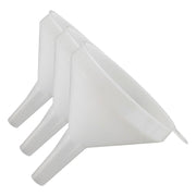 Winco Medium (Pack of 3) / Blanco / Plastic Funnels