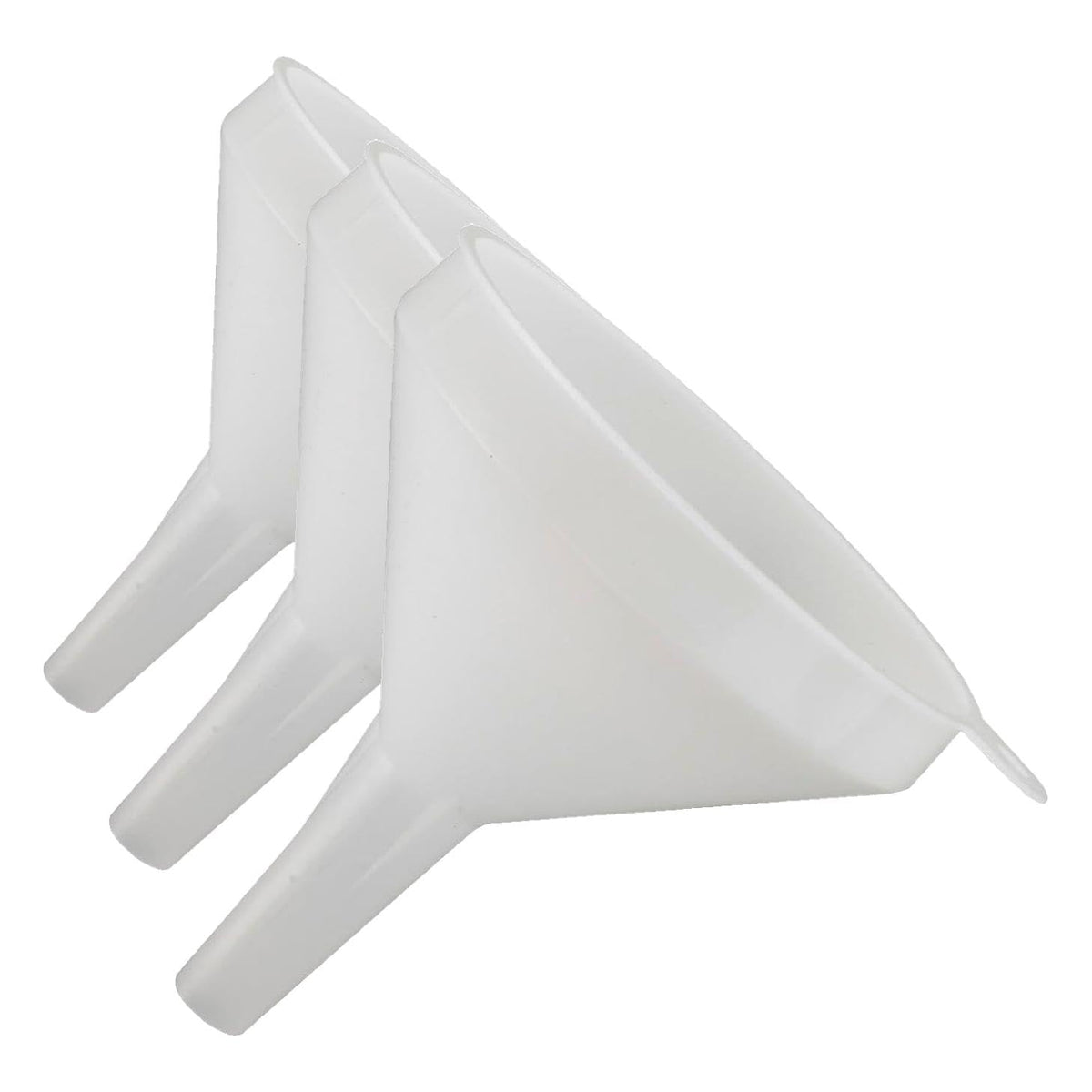 Winco Medium (Pack of 3) / Blanco / Plastic Funnels