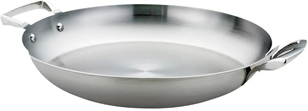 Browne Foodservice THERMALLOY 16 Inch Stainless Steel Paella Pan