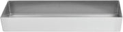 HUBERT Food Merchandising Pans with Tapered Corners Stainless Steel Deli Display Pan - 15" L x 6" W x 2" D