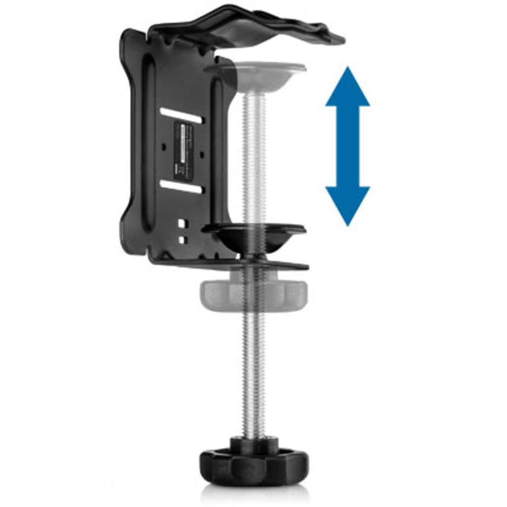 Docking Station Mounting Bracket () by Kensington – Universal, Aluminium, Black, Model K34050WW