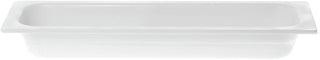 Serving Bowl Display Bowl 1/2 Size Long White Melamine - 21 1/2 L x 6 1/2 W x 2 1/2 H