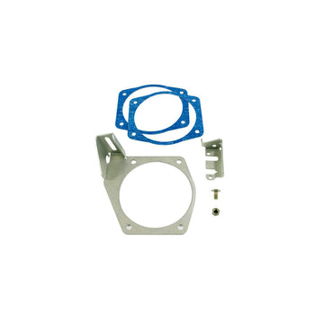 Natural 105mm 4-Bolt Throttle Cable Bracket for GM Chevy LS Natural by Top Street Performance – Stock, Silver, Model 81013SL