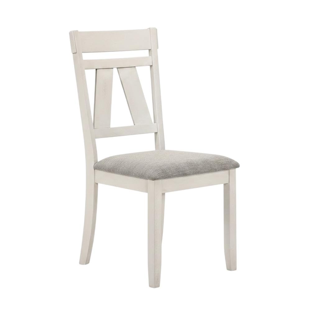 Solid Rubberwood Side Chairs Set of by Starlight Canyon Home – Rubberwood, Brown, Pack of 2