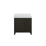 Elegant Kitchen and Bath 32" Single Bathroom Vanity in Mocha Brown by Elegant Lighting – unspecified, Wood, Mocha Brown, Model VF60632MMB-BS