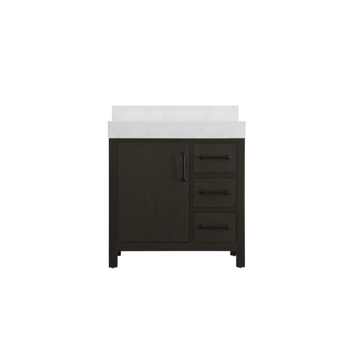 Elegant Kitchen and Bath 32" Single Bathroom Vanity in Mocha Brown by Elegant Lighting – unspecified, Wood, Mocha Brown, Model VF60632MMB-BS