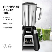 Waring Toggle Switch | Stainless Jar / 48 oz / Black Countertop Blenders