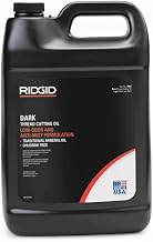 RIDGID 70830 Dark Thread Cutting Oil, 1 Gal, Halogen, PCB and Chlorine-Free, Low-Odor Anti-Mist Formulation, Designed to Prolong Equipment Life, Cools Threads and Pipes