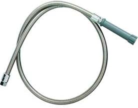 T&S BRASS B-0044-H 44" Flexible Stainless Steel Hose