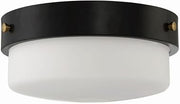 Craftmade Oak Street 13.75" Flushmount Flat Black