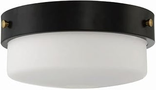 Craftmade Oak Street 13.75" Flushmount Flat Black