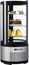 Omcan 41466 RS-CN-0100-R Circular Refrigerated Countertop Display Case
