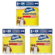 Charmin White / 6 Rolls (429 Sheets) (Pack of 3) / 1 Toilet Paper