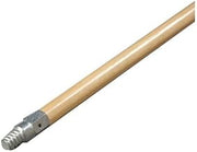 Wooden Handle w/ Threaded Metal Tip, 40"