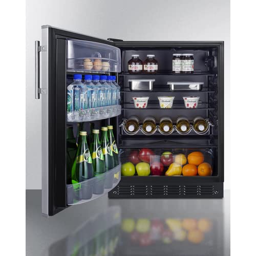 Summit Appliance Left-Hand Door / 24" / Silver Categories