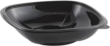Anchor Packaging CP832 32 oz Crystal Classics® Salad Bowls, Square, 8" x 8" x 1.75" | 276/Case