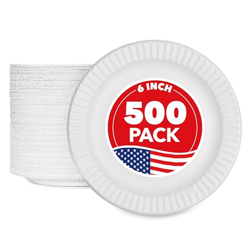 Stock Your Home 1 / 500 Count / White Plates