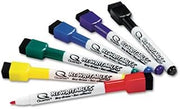 Quartet 51659312 Low-Odor ReWritables Dry Erase Mini-Marker Set, Fine Point, Classic, 6/Set