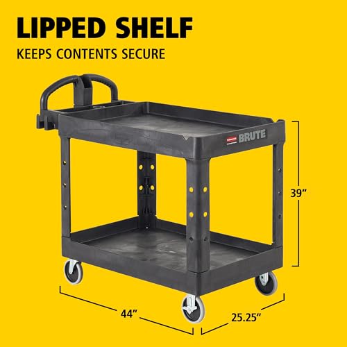 Rubbermaid Commercial Products Black / Medium / 2-Shelf Hand Tools