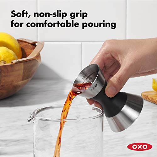 OXO Double Jigger / 1 EA / Steel Jiggers