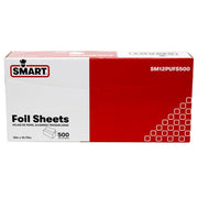 Pop Up Aluminum Foil Sheets by SMART – 12" x 10.75, Aluminum, Silver, Pack of 6, Model SM12PUFS500