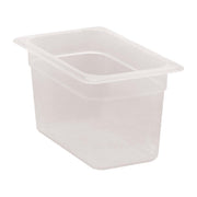 Translucent Fourth Size x 6" Deep Food Pan by Cambro – 6.0 inches, Model 46PP190