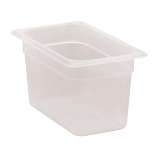 Translucent Fourth Size x 6" Deep Food Pan by Cambro – 6.0 inches, Model 46PP190