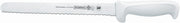 Mundial Serrated Edge Utility Slicer Knife w/ White Handle - 10"