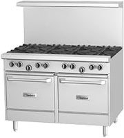 Garland G48-8LL Commercial Gas Range - Restaurant Series 48"W, 8 Burners, 2 Space Saver Oven