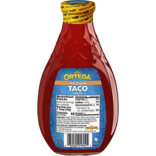 Ortega 16 Ounce (Pack of 4) / Medium / 1 Taco Sauce
