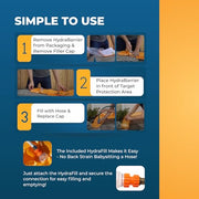 Watershed Innovations 24ft - Two Pack / Orange / 30.0 gallons Safe Accessories