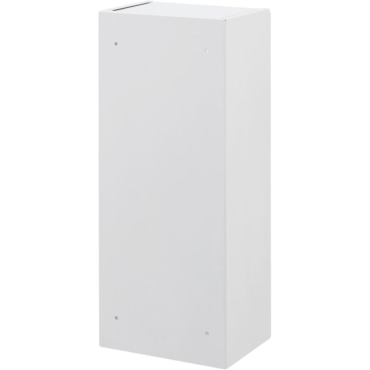 Lockable Steel Fire Extinguisher Cabinet with Breakable by Global Industrial – Steel, White, Model 670600
