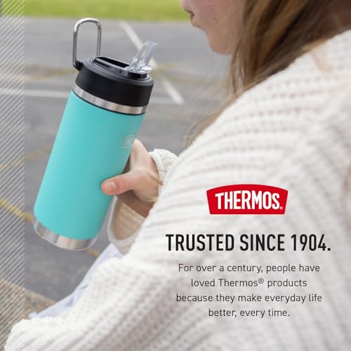 THERMOS 18 Ounces / Navy / Straw Thermoses