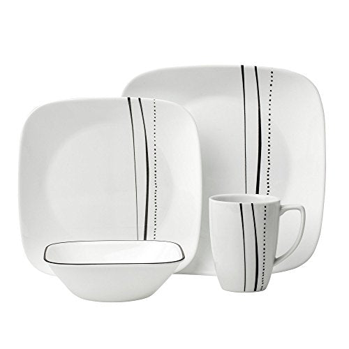 Corelle Cascading Lines / 16-Piece / 1 Dinnerware Sets