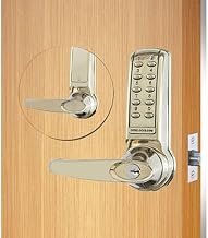Electronic Leverset, CL4210-SS, Key Override for Lighter Doors, Stainless Steel